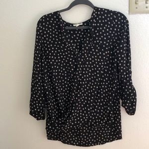 Pleione surplice top women’s M